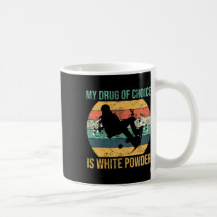 Mug Mon Médicament De Choix Est White Powder Snowboard