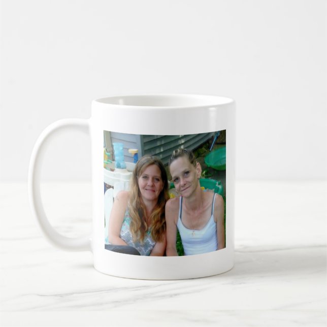 Mug Mon meilleur ami, ma soeur, photo personnalisée (Gauche)