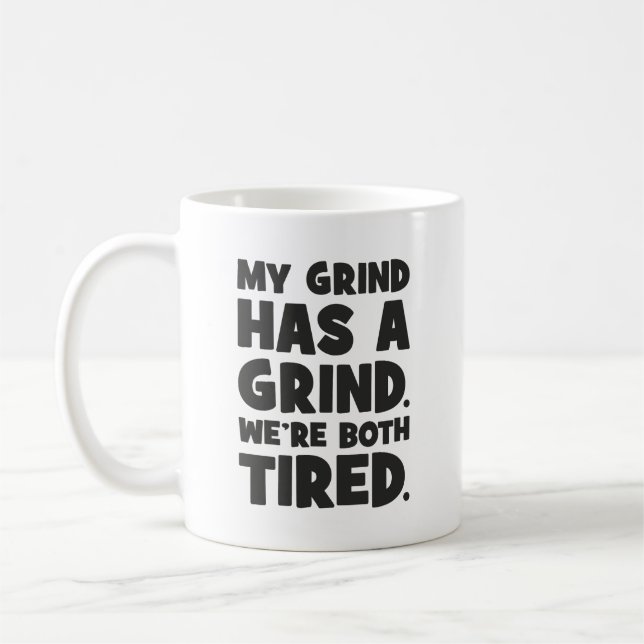 Mug Mon moulin a un terrain, nous sommes tous les deux (Gauche)
