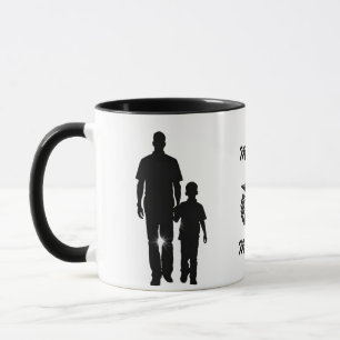 Mug Mon papa Mon héros Silhouette 11 oz