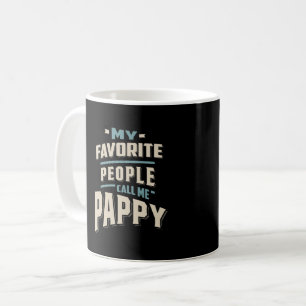 Mug Mon Peuple Préféré M'Appelle Pappy - Père Grand-Pè
