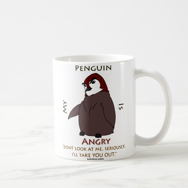 Mug Mon pingouin est… Fâché ! ! (Droite)