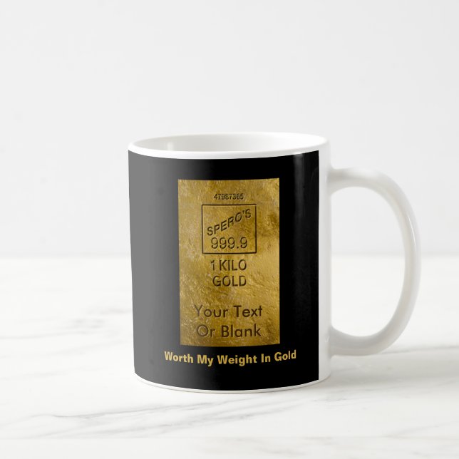 Mug Mon Poids En Or (Droite)