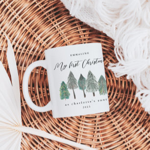 Mug Mon premier Noël en photo de tante