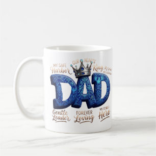 Mug Mon refuge sûr et héros Papa personnalisé