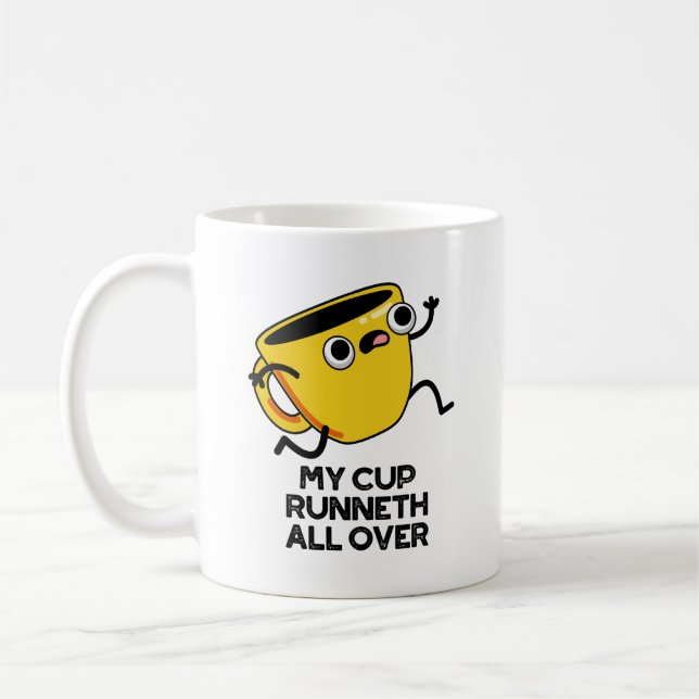 Mug Mon Runnet De Coupe Tout Sur Un Amusant Jeu De Bib (Gauche)