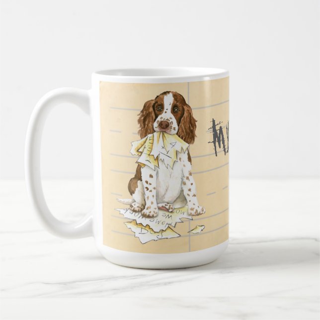 Mug Mon Springer Anglais A Mangé Ma Maison (Gauche)