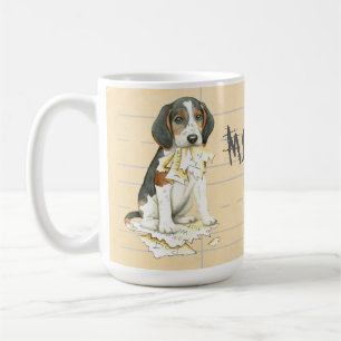 Mug Mon Trek Walker Coonhound Ate mes devoirs