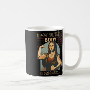 Mug Mona Lisa Bodybuilding Muscle Gym Poids Wo