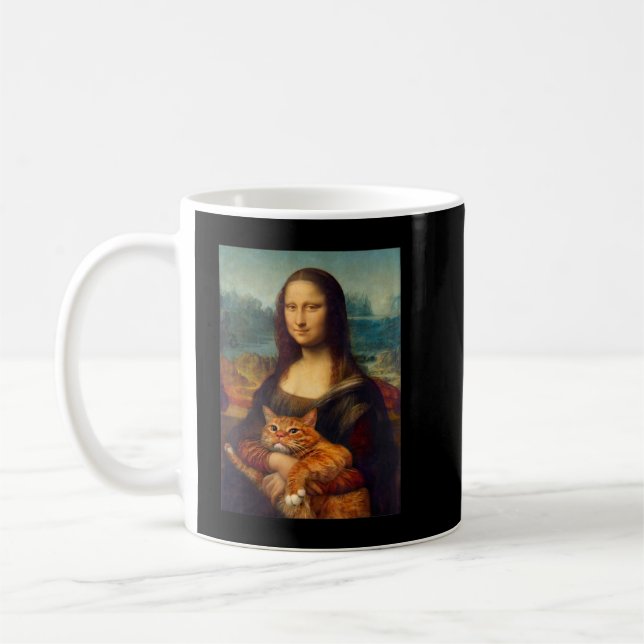 Mug Mona Lisa + T-shirt T-shirt Chat (Gauche)