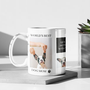 Mug Monde Meilleur chien maman Photo de chien de col