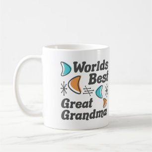Mug Monde meilleur grand grand grand-mère rétro