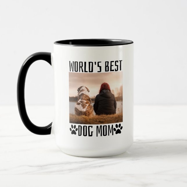 Mug Monde Meilleure maman de chien (Gauche)