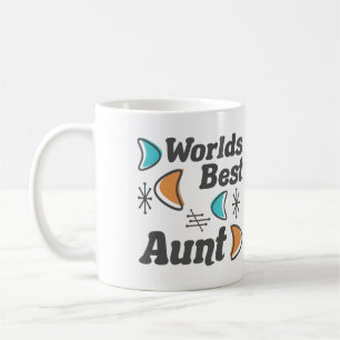 Mug Monde meilleure tante Retro