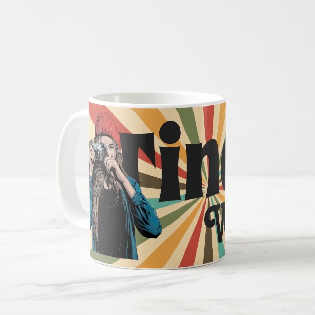 Mug Monde photographique pour adolescentes (Devant gauche)