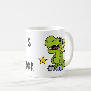 Mug Mondes Meilleur Voisin, Dinosaure, Drôle, Mignonne