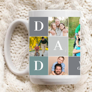 Mug Mondes plus grand papa couleur grille 5 Photo Coll