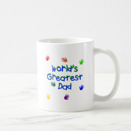 Mug Mondes plus grandes poignées papa blanc
