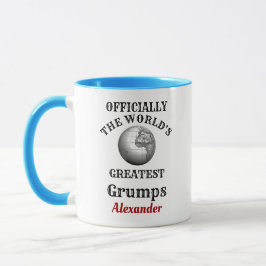 Mug Mondes plus grands groupes Ajouter votre nom Grand