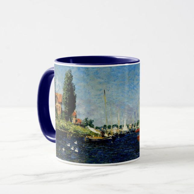 Mug Monet - Argenteuil, célèbre peinture, (Devant gauche)