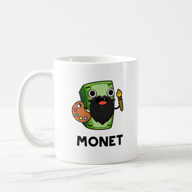 Mug Monet Cute Artiste Argent Pun (Gauche)
