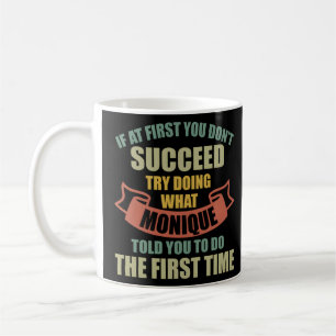 Mug Monique Nom personnalisé Monique Prénom