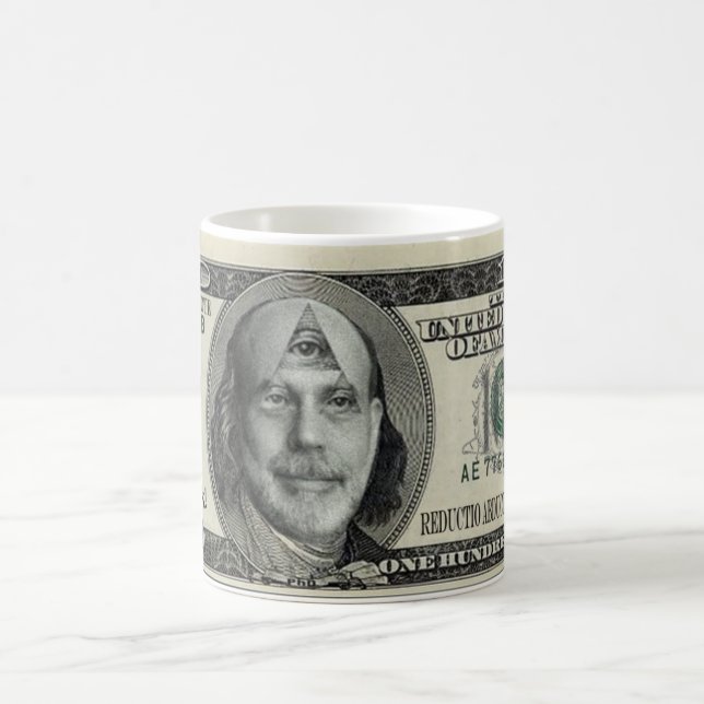 Mug Monnaie légale Note-Intergalactique de remise (Centre)