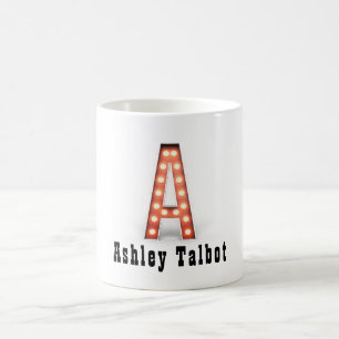 Mug Monogramme A Lumières De Marque Personnalisées