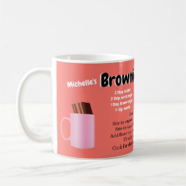Mug Monogramme Brownie Recette Extraordinaire Funny Mu