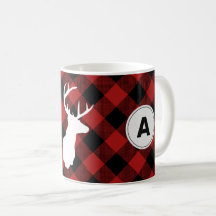 Monogramme Buffalo Plaid Lumberjack Elk
