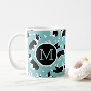 Mug Monogramme de colle frontière