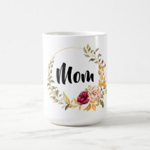 Monogramme de couronne florale