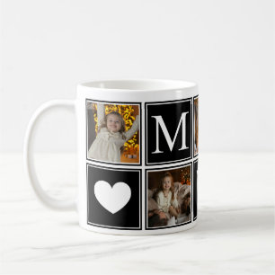 Mug Monogramme de la Meilleure Mère Moderne 
