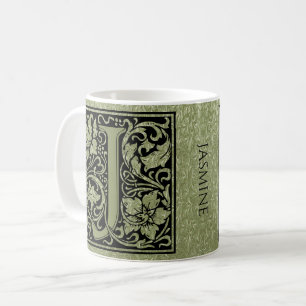 Mug Monogramme de lettre de la lettre J premier