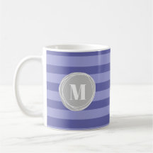 Monogramme de rayures pourpres