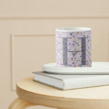 Monogramme élégant de classe Fleur lilac avec phra