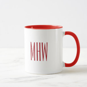 Mug Monogramme fait sur commande "fumisterie de Bah !"