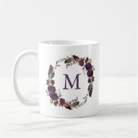 Monogramme floral royal sauvage de la fleur |