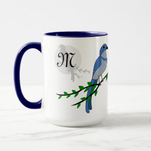 Mug Monogramme Floride Scrub Jay