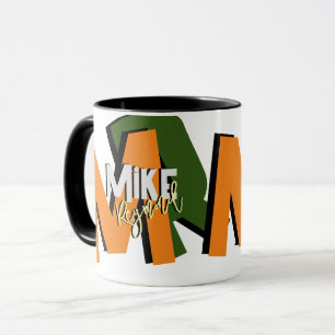 Mug Monogramme Gras Démesuré Cool