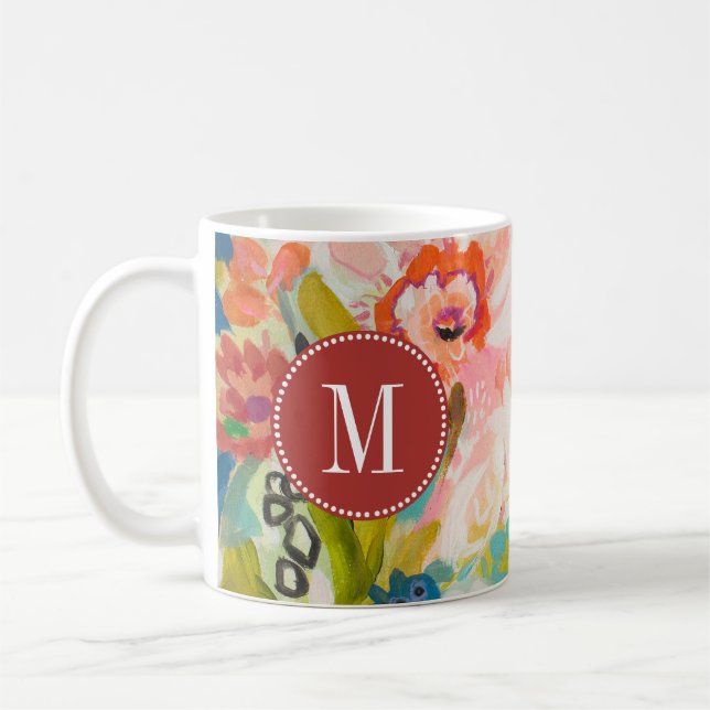 Mug Monogramme | Jardin secret Floral III (Gauche)