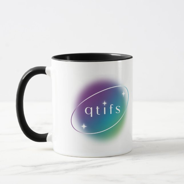 Mug Monogramme moderne (Gauche)