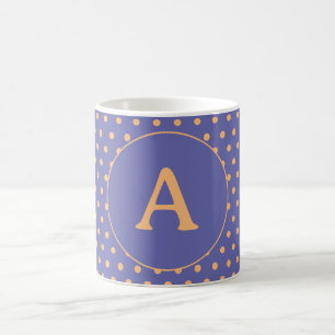 Mug Monogramme moderne Poche Poche Poche Poche Point