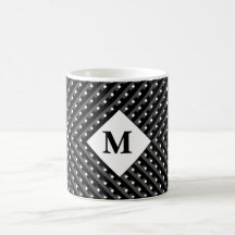 Monogramme motif noir et blanc