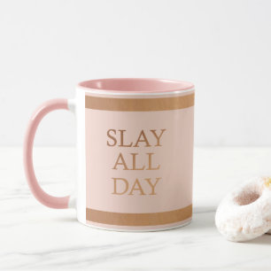 Mug Monogramme Motivation de toute la journée