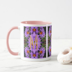 Mug Monogramme personnalisé Initiale Nom Abeille à mie