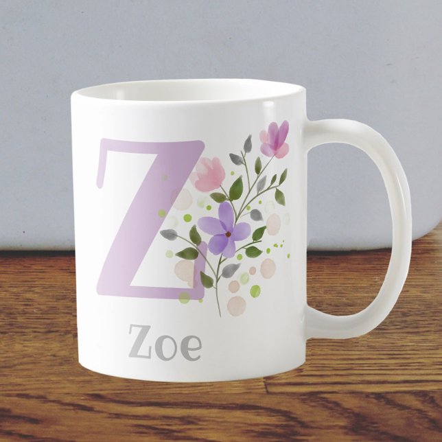 Mug Monogramme & prénom (Créateur téléchargé)