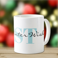 Monogramme subtil et envies hivernales chaudes