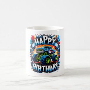 Mug Monster Truck 6e anniversaire Conception - Roar en