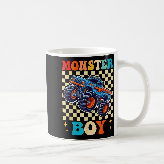 Mug Monster Truck Boy Family Matching Monster Trucks B (Droite)